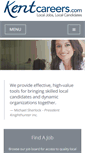 Mobile Screenshot of kentcareers.com